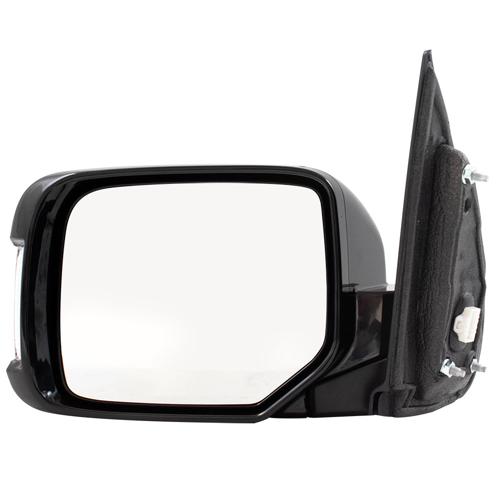 Brock Replacement Drivers Power Side View Mirror Left Signal Memory without Heat Compatible with 09-15 Pilot 76250-SZA-A52ZD 76250SZAA52ZD