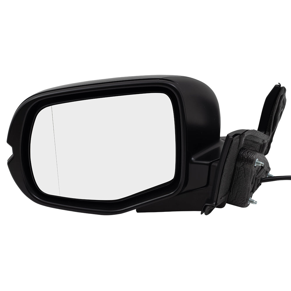 Brock Aftermarket Replacement Driver Left Power Mirror Without Heat-Signal-Memory Paint To Match Black Cover Compatible With 2016 Honda Pilot EX/EX-L FWD