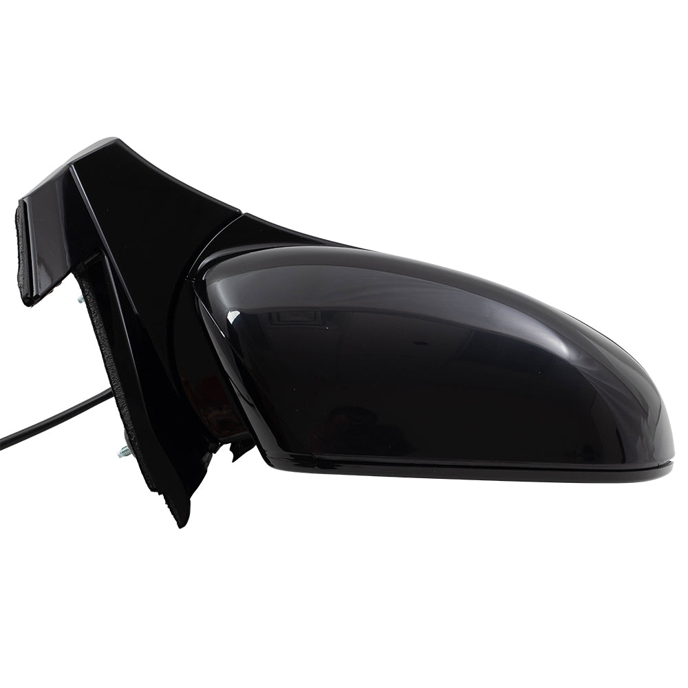 Brock Aftermarket Replacement Driver Left Passenger Right Power Door Mirror Assembly Paint To Match Black Manual Folding Without Heat-Signal-Memory-Auto Dimming-Side View Camera Set