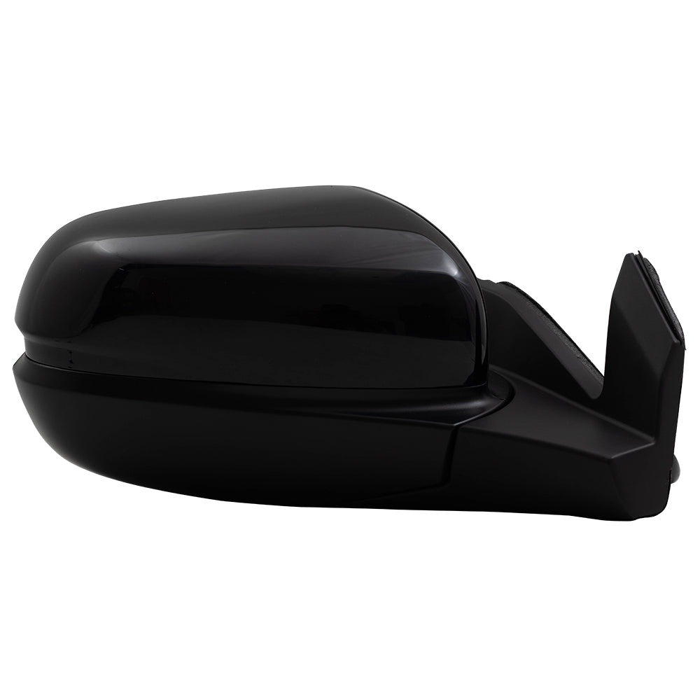 Brock Aftermarket Replacement Passenger Right Power Door Mirror Assembly Paint To Match Black Manual Folding Without Heat-Signal-Memory-Auto Dimming-Side View Camera