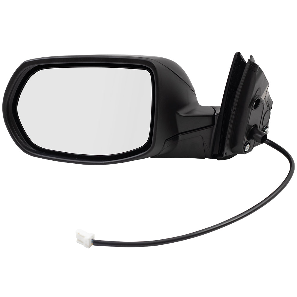 Brock Replacement Side View Mirror Drivers Power Textured Black Compatible with 2017-2019 CR-V LX 76258TLCB01 76258-TLC-B01