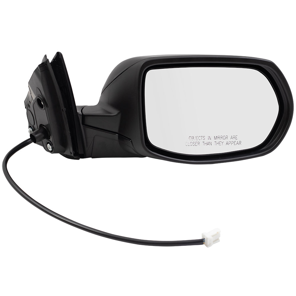 Brock Replacement Side View Mirror Passengers Power Textured Black Compatible with 2017-2019 CR-V LX 76208TLCA01 76208-TLC-A01