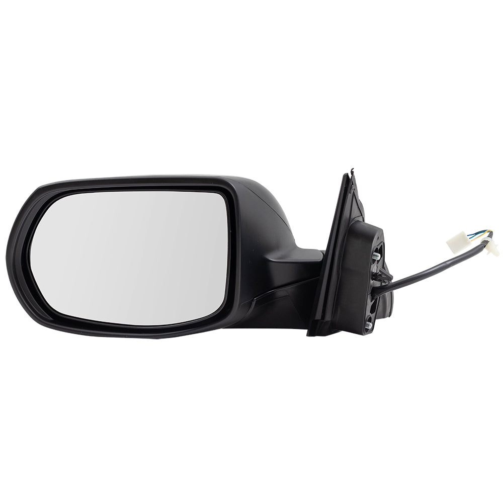 Brock Replacement Side View Mirror Power Flat Glass Drivers Compatible with 2016-2018 HR-V LX 76258T7WA71 76258-T7W-A71