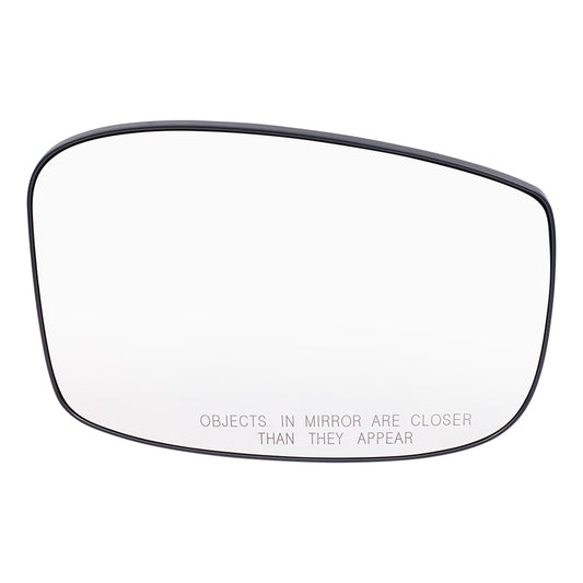 Brock Aftermarket Replacement Passenger Right Door Mirror Glass And Base With Heat Without Auto Dimming