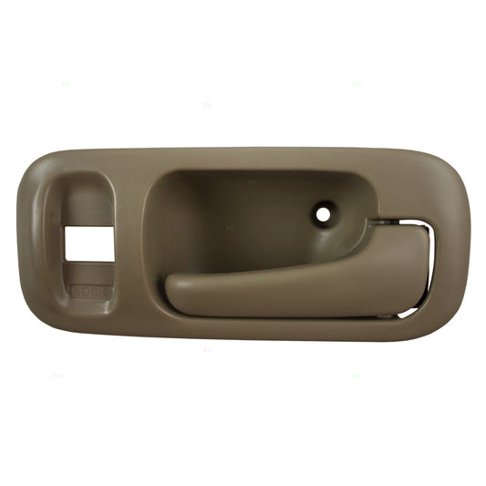 Brock Replacement Passengers Front Inside Interior Inner Door Handle Beige Compatible with Odyssey Van 72124-SX0-003ZC