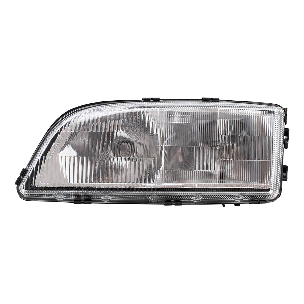 Brock Replacement Drivers Headlight Headlamp Compatible with C70 S70 V70 Series 86284023