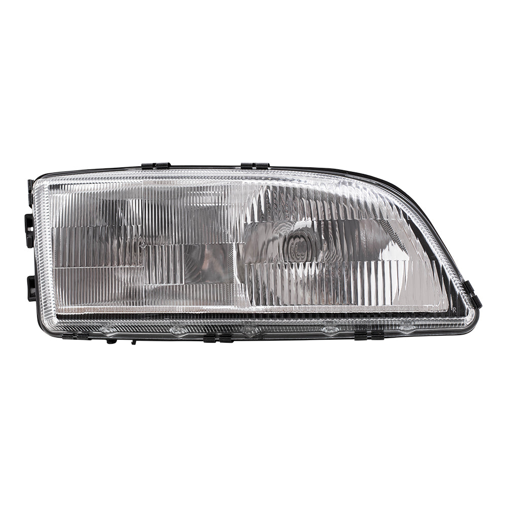 Brock Replacement Passengers Headlight Headlamp Compatible with C70 S70 V70 Series 86284031