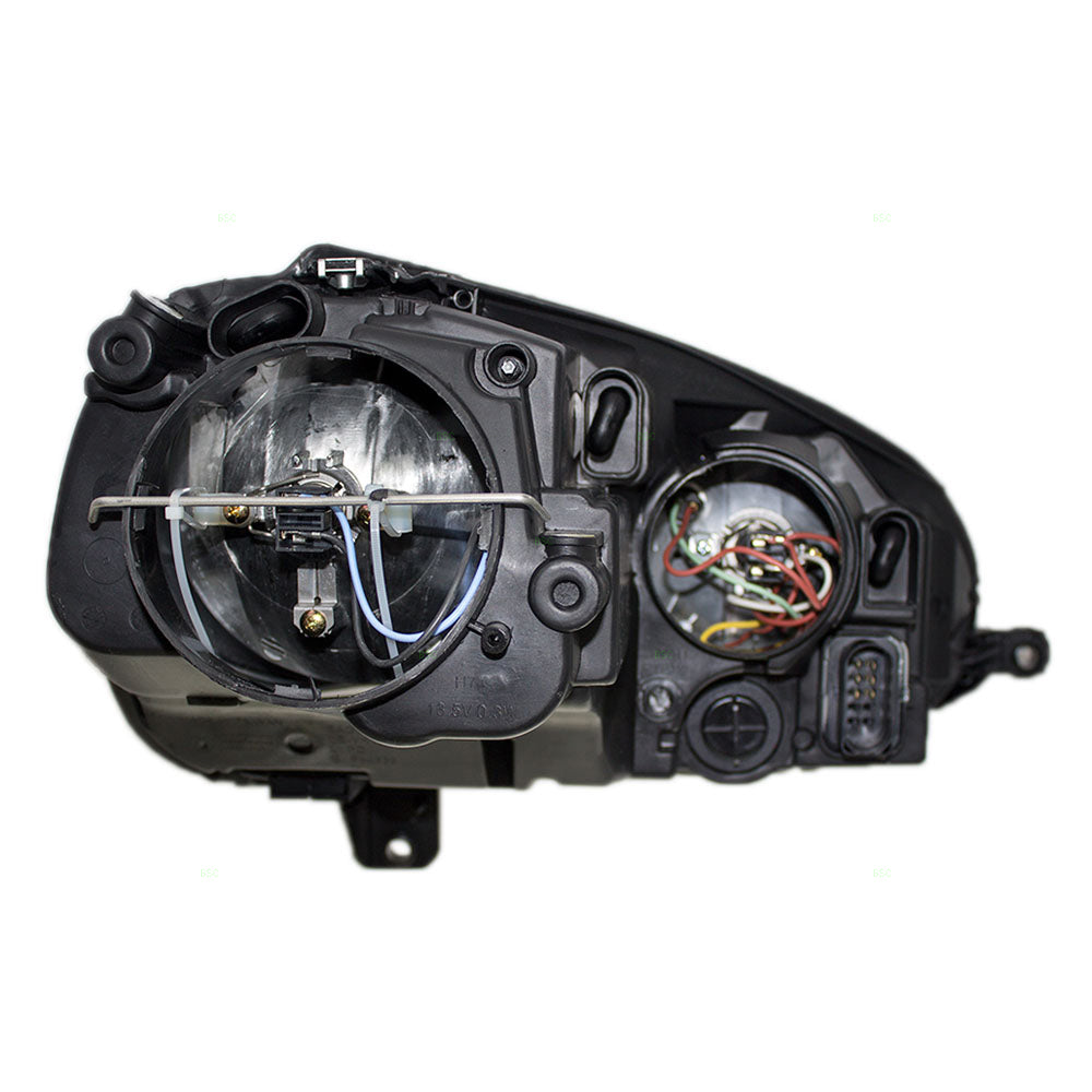 Brock Replacement Driver Side Halogen Combination Headlight Assembly Comaptible with 2005 A4 Sedan 2006-2010 A5 Sedan 2009 A5 Wagon 06-09 Rabbit 06-09 GTI 1K6941005S