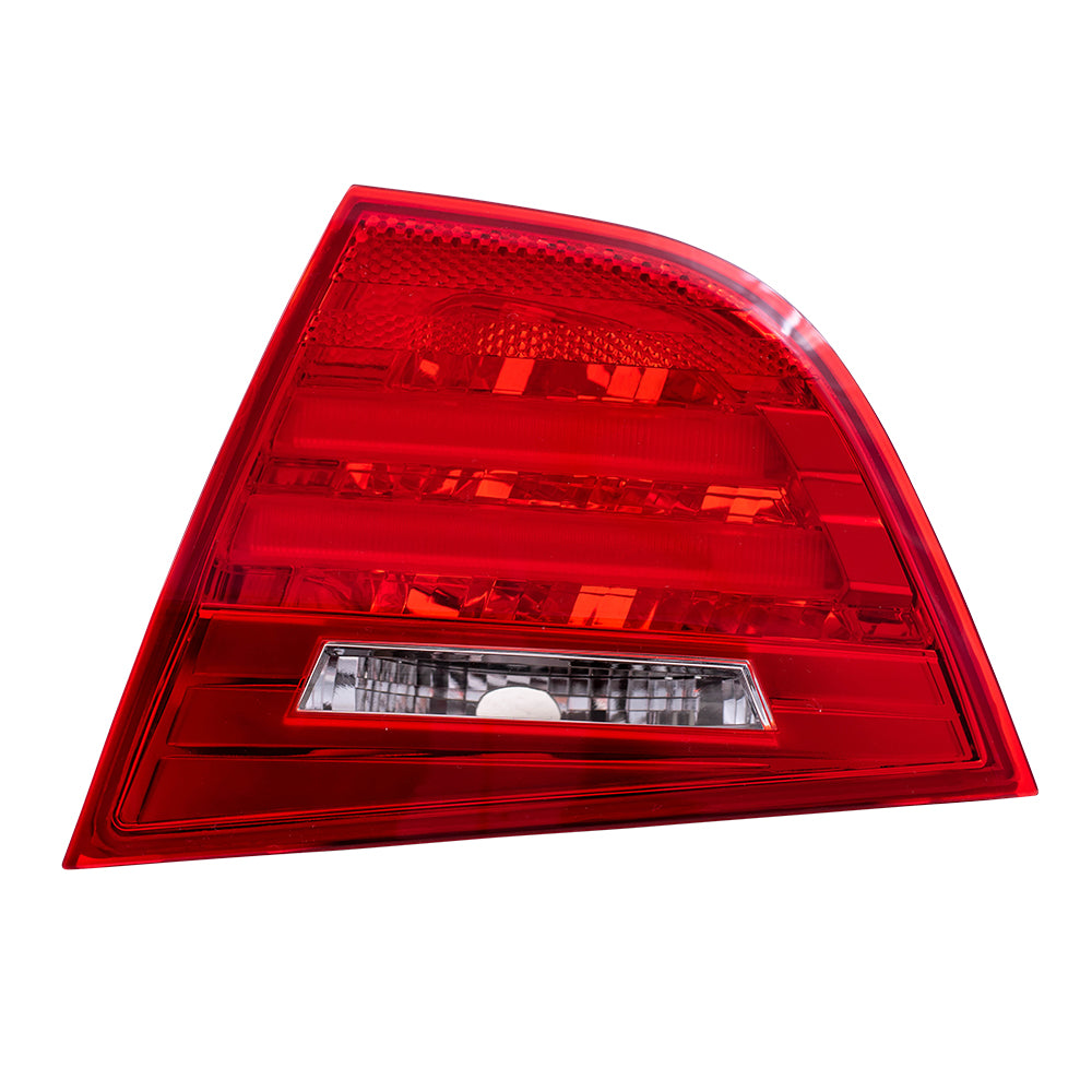 Brock Replacement Passenger Tail Light Lid Mounted Lens Compatible with 2009-2011 3 Series E90 Sedan