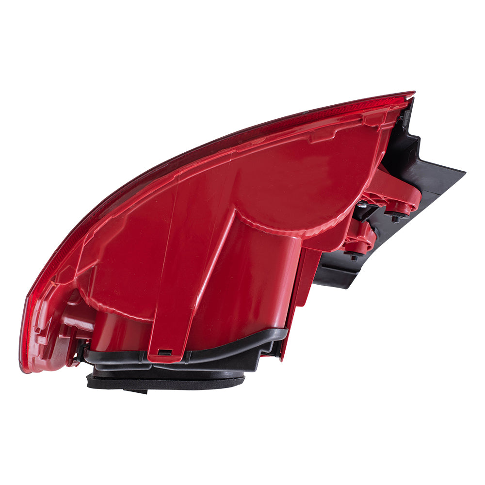 Brock Replacement Drivers Taillight Tail Lamp Quarter Panel Mounted Lens Compatible with 2012-2015 Passat 561 945 095 H