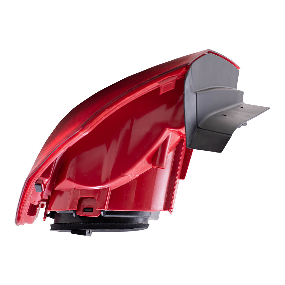 Brock Replacement Passengers Taillight Tail Lamp Quarter Panel Mounted Lens Compatible with 2012-2015 Passat 561 945 096 H VW2805108