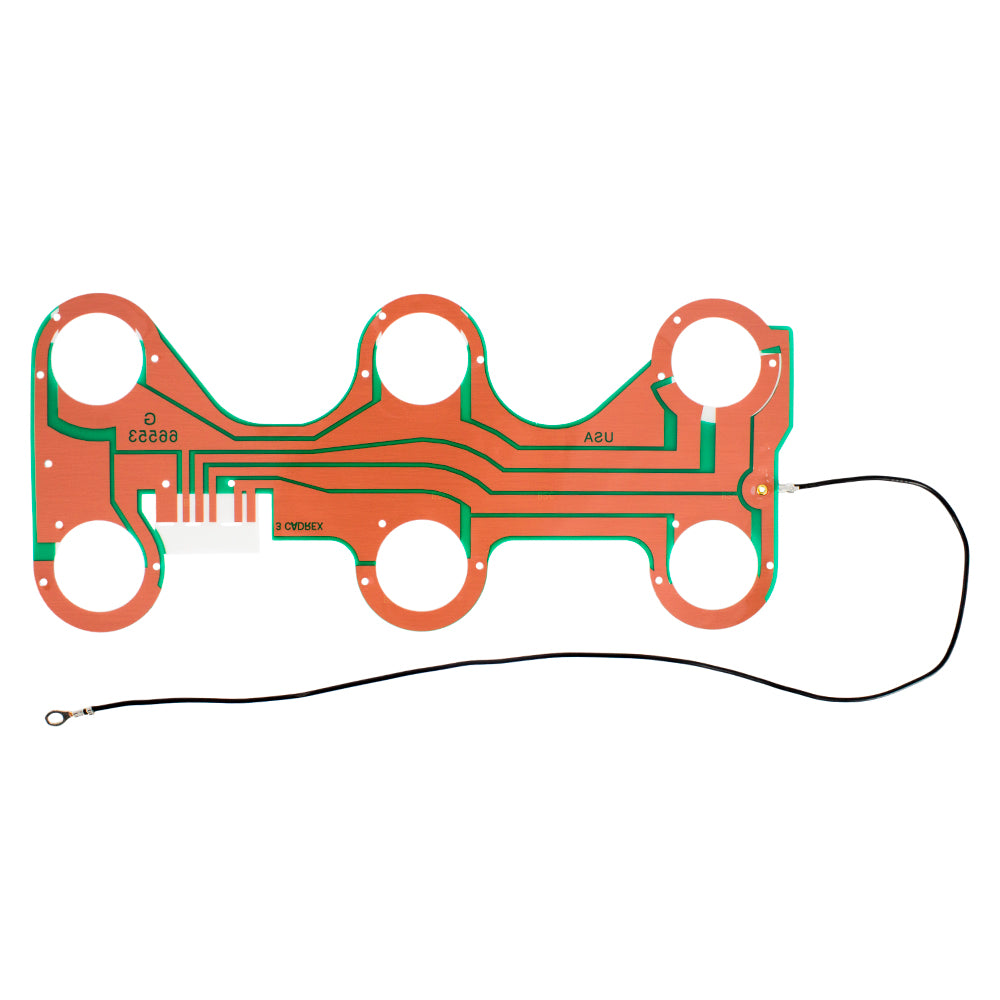 Brock Replacement Drivers Taillight Rear Tail Lamp Circuit Board Compatible with 1985-1993 240 Series Sedan 1312420