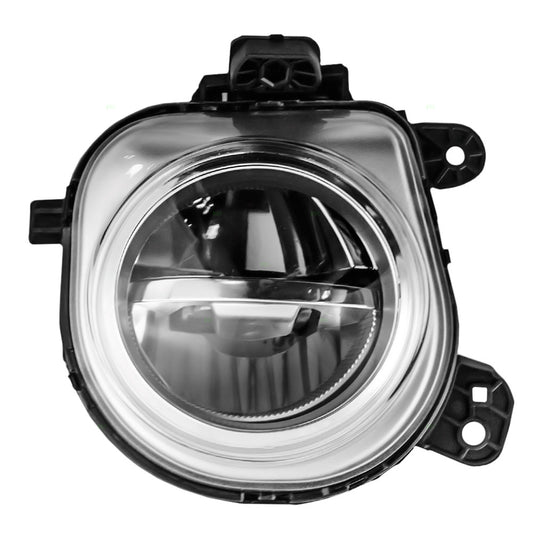 Brock Replacement Passengers LED Fog Light Lamp Lens Compatible with 2015-2017 X3 2015-2018 X4 2014-2018 X5 2015-2018 X6 63177317252