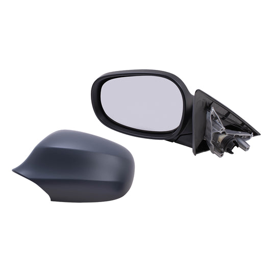 Brock Replacement Driver Power Folding Side Mirror Heated Memory Reverse Tilt Clear Glass Compatible with 2009-2012 328i 328xi E91 Wagon