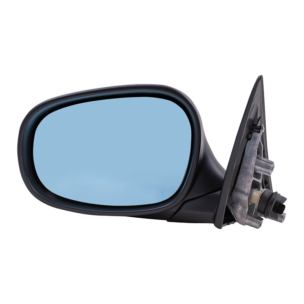 Brock Replacement Driver Power Folding Side Mirror Heated Memory Reverse Tilt Blue Glass Compatible with 2009-2012 328i 328xi E91 Wagon