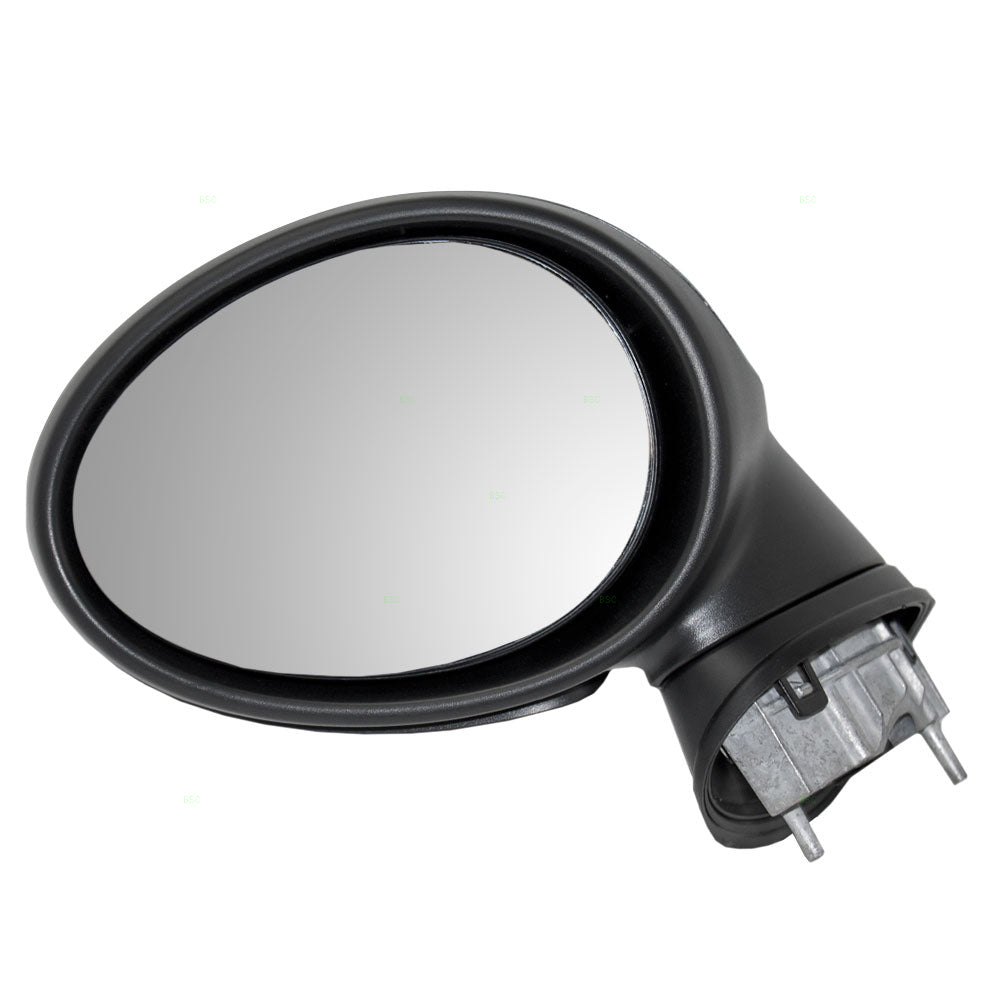 Brock Aftermarket Replacement Driver Left Power Mirror Folding With Heat Without Auto Dimming Paint to Match Gray Compatible With 2007-2015 MINI Cooper