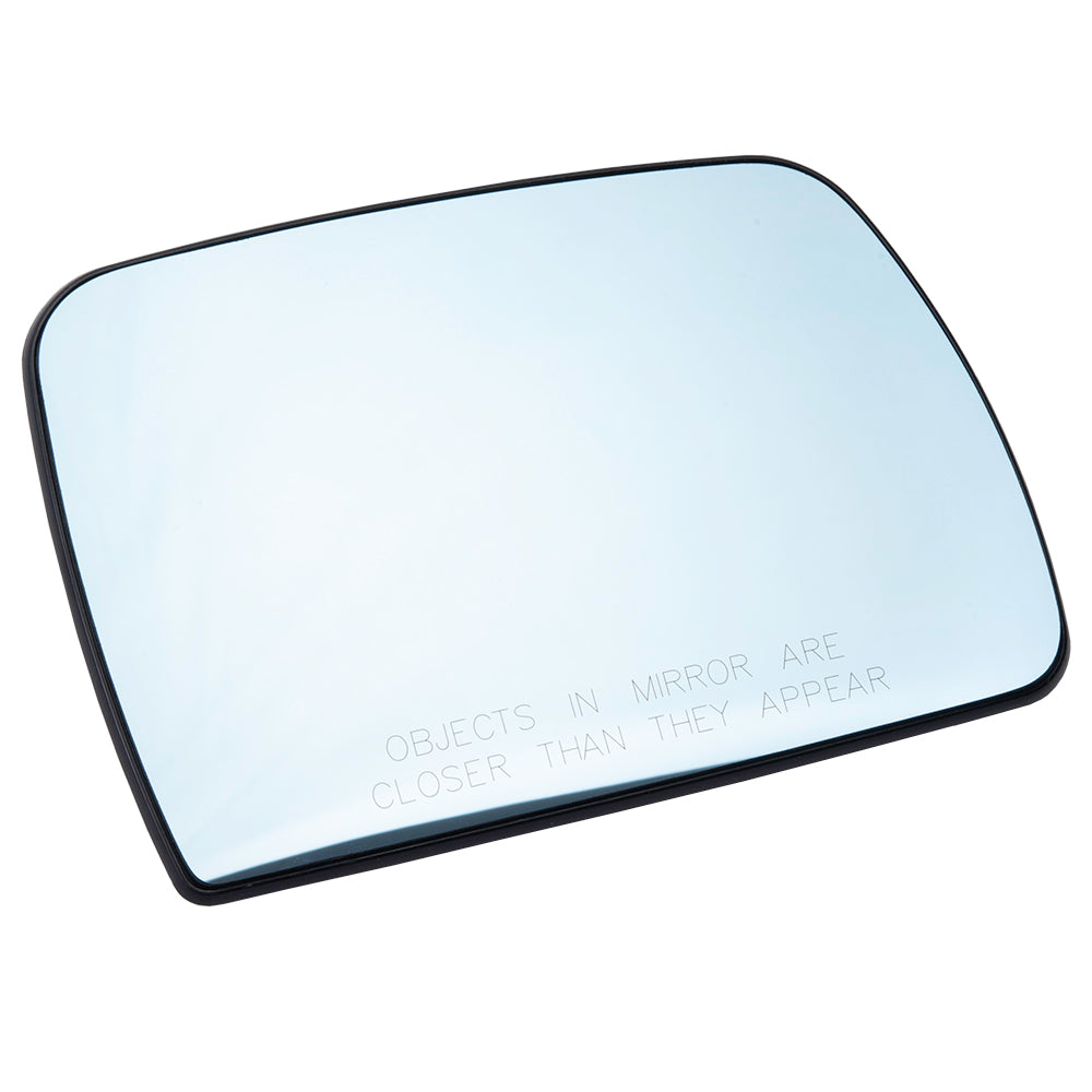 Brock Replacement Driver and Passenger Blue-Tinted Mirror Glass compatible with 2000 2001 2002 2003 2004 2005 2006 X5 51168408797 51168408810