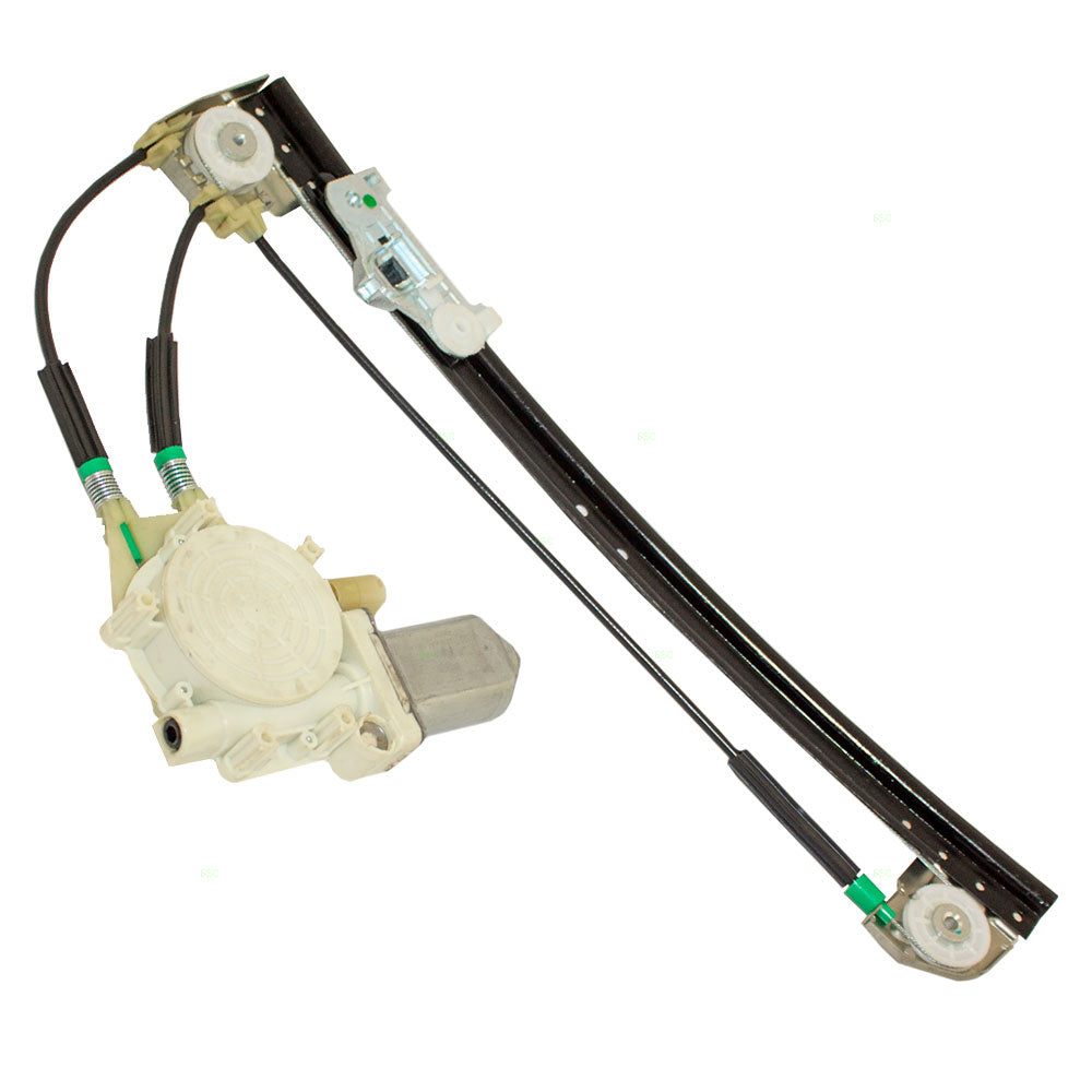 Brock Replacement Drivers Rear Power Window Lift Regulator with Motor Assembly Compatible with 1997-1999 5 Series 67628360511