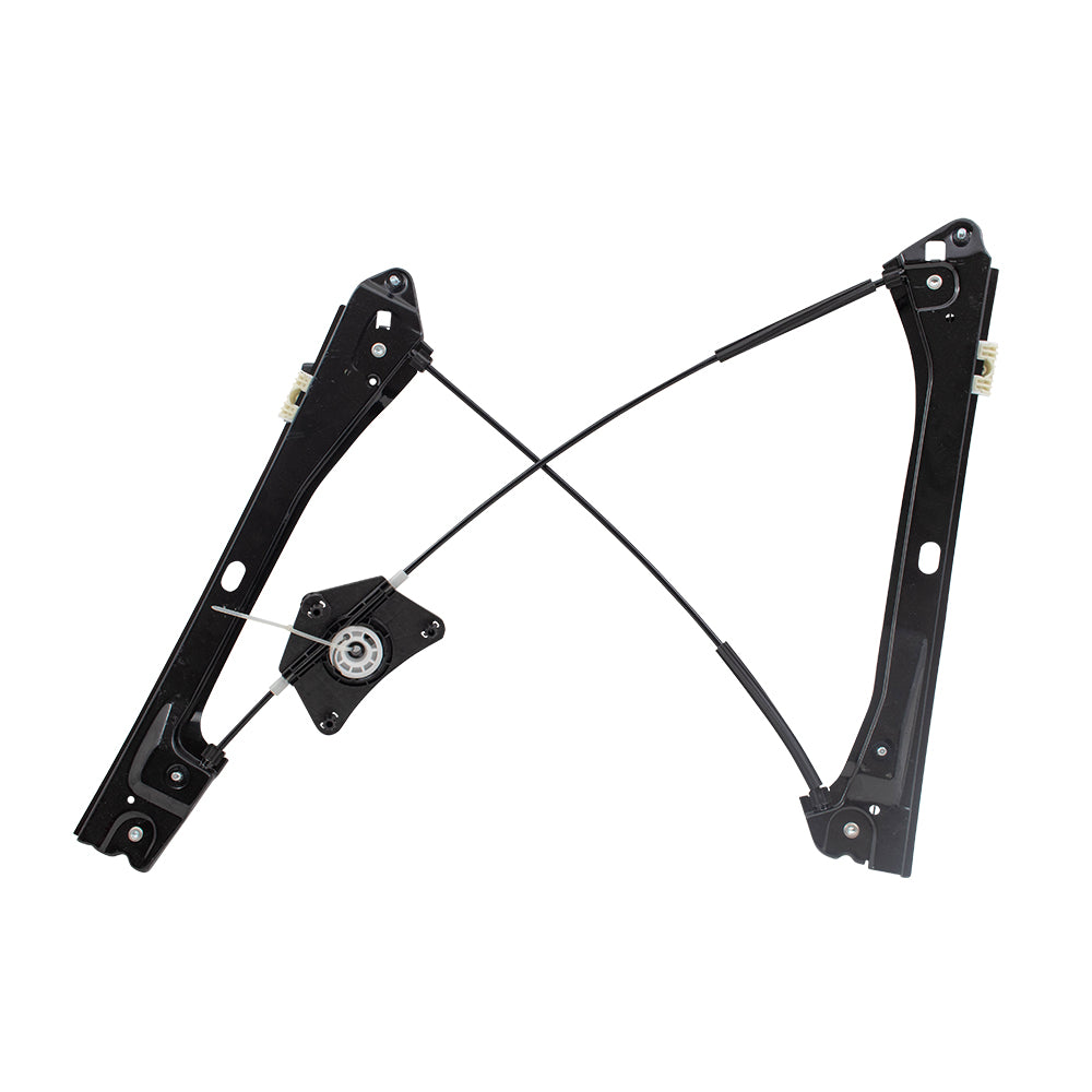 Brock Replacement Front Passenger Side Power Window Regulator without Motor Comaptible with 2011-2018 A6 Sedan 2013-2016 A6 Hybrid 2012-2018 GLI