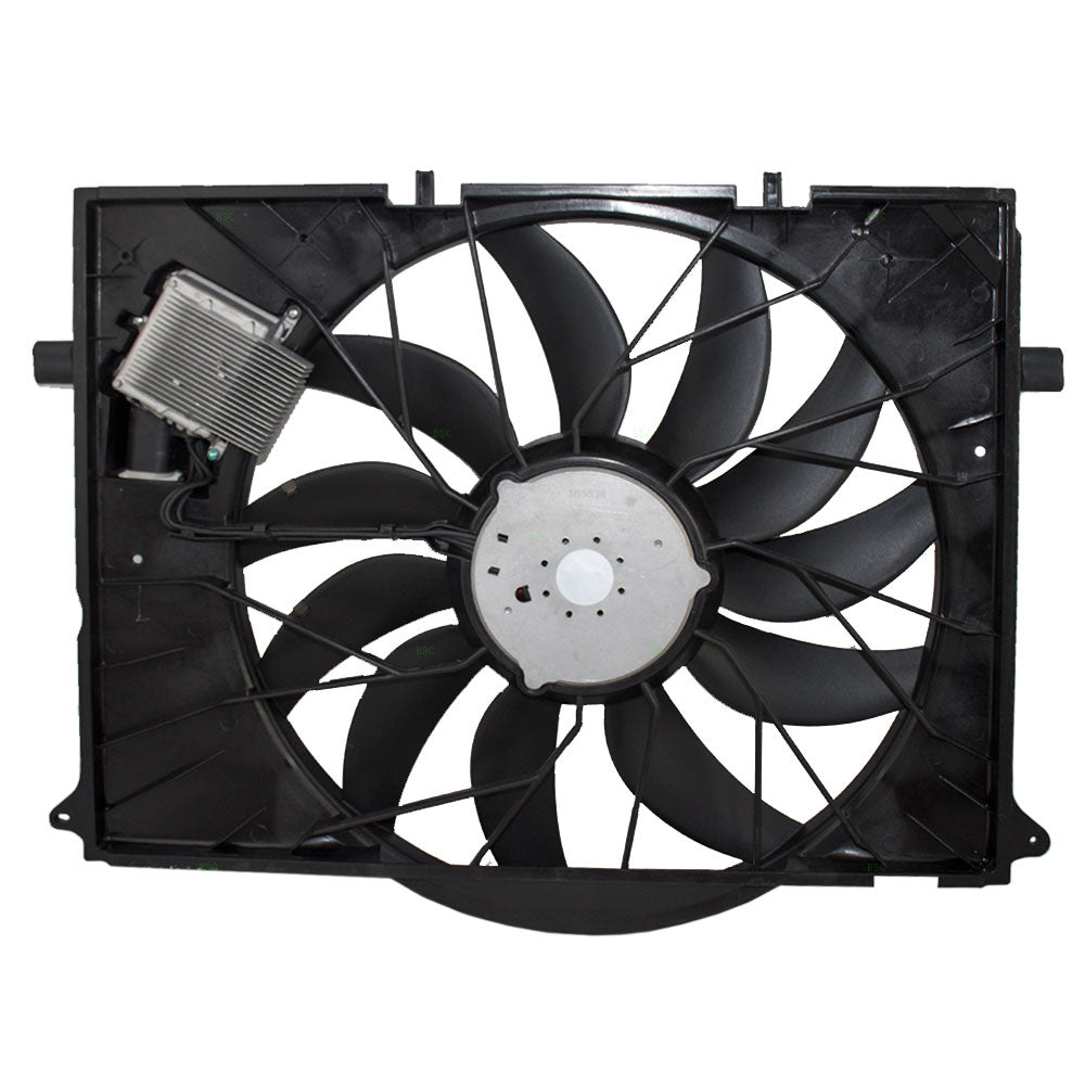 Brock Replacement Radiator Cooling Fan Assembly Compatible with 2001-2006 S-Class W220 CL-Class W215 220500029328