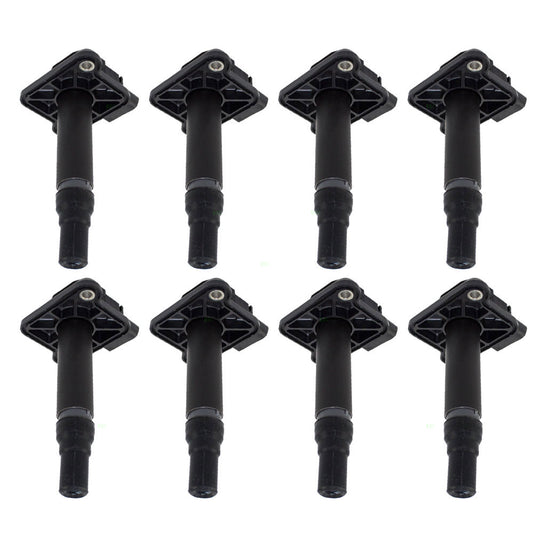 Brock Replacement Ignition Coils 8 Piece Set Compatible with 1999-2001 A4/Beetle 1999-2000 Passat 2000-2001 Golf 2000-2002 TT/A4 2000-2004 A6 Quattro 2000-2003 A8 Quattro 2001-2003 S8 2002-2003 S6