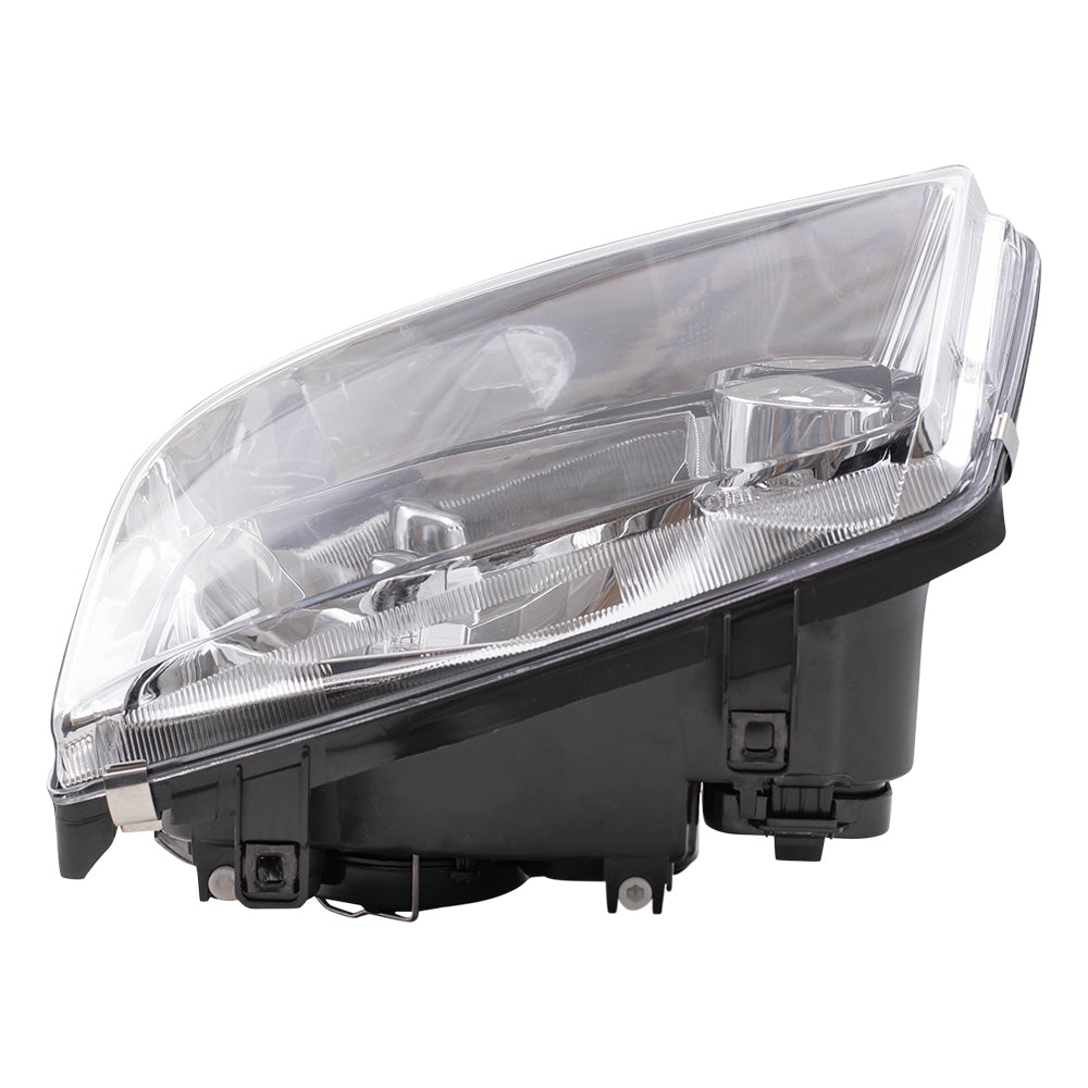 Brock Replacement Driver Side Headlight Assembly without Fog Lights Compatible with 1999-2002 A4 Gen 4 to VIN 2108641 1J5941017AJ