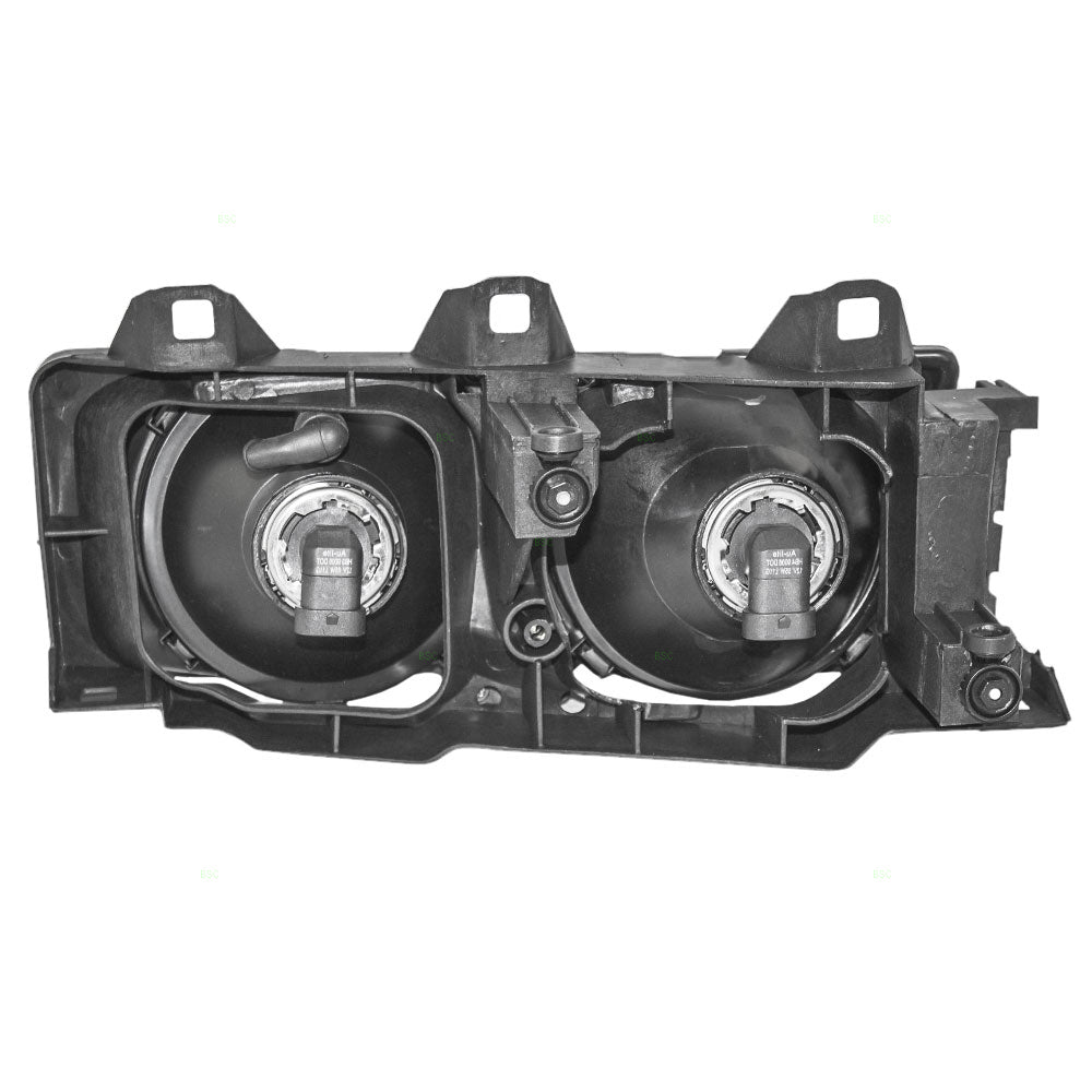 Brock Replacement Passengers Headlight Headlamp Compatible with 1992-1999 3 Series E36 63121387862