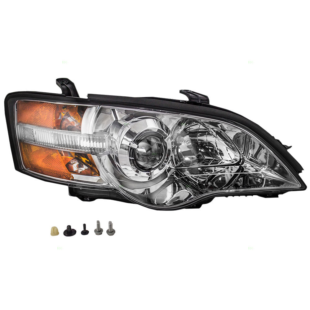 Brock Replacement Passengers Headlight Headlamp Compatible with 2006 2007 Legacy Outback 84001AG42C