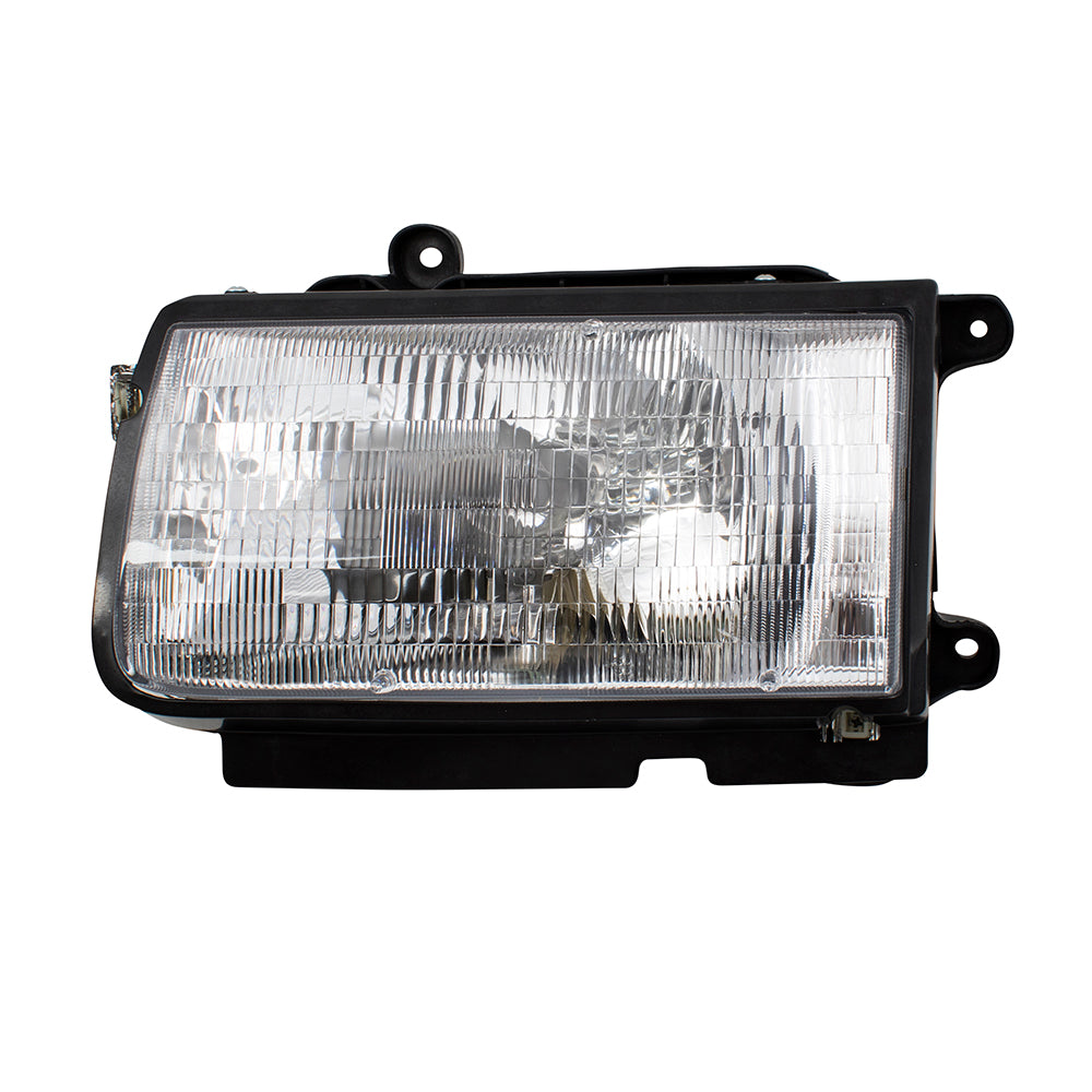 Brock Replacement Drivers Headlight Headlamp Compatible with 1998 1999 Rodeo Amigo Passport 8-97205-901-0