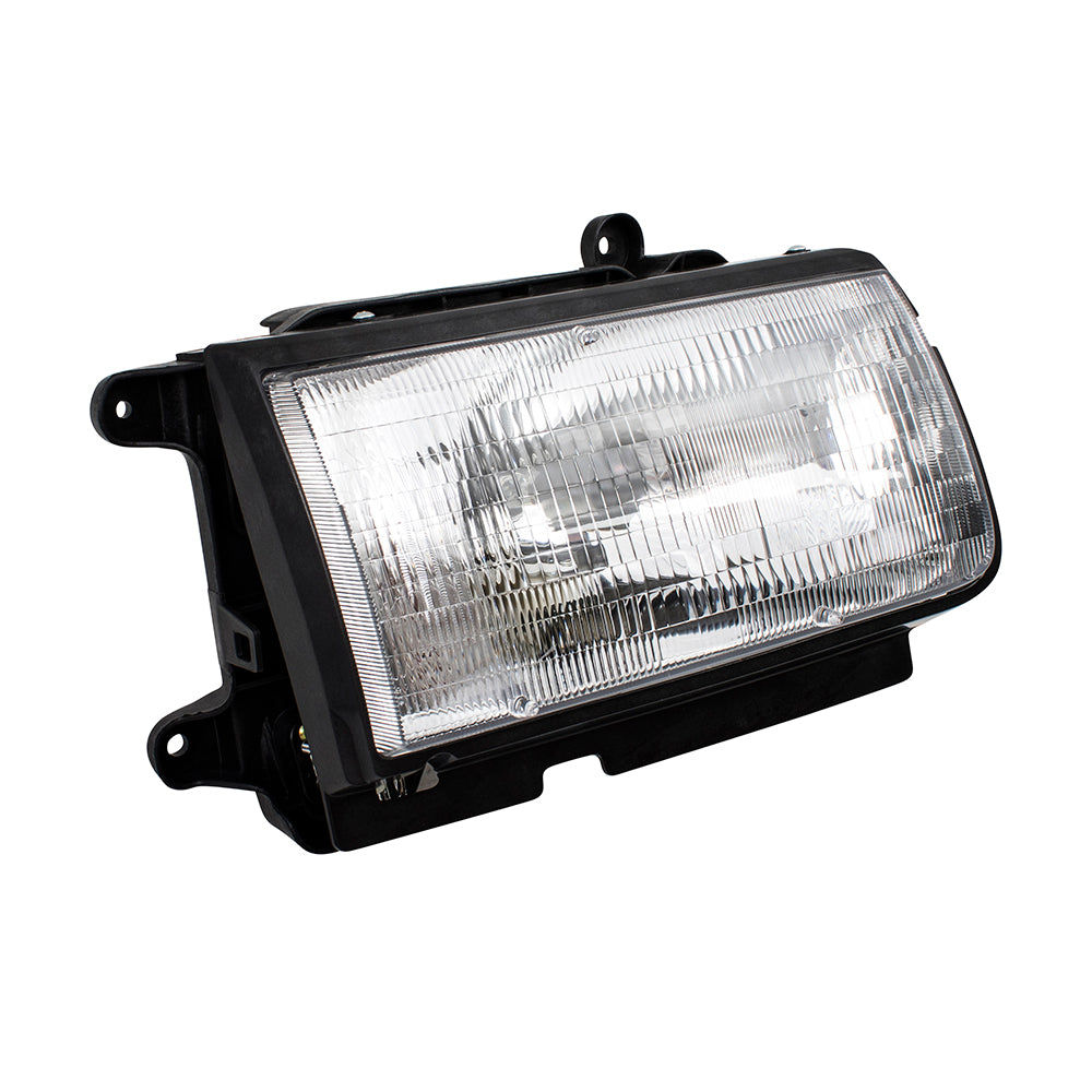 Brock Replacement Passengers Headlight Headlamp Compatible with 1998 1999 Rodeo Amigo Passport 8-97205-899-0