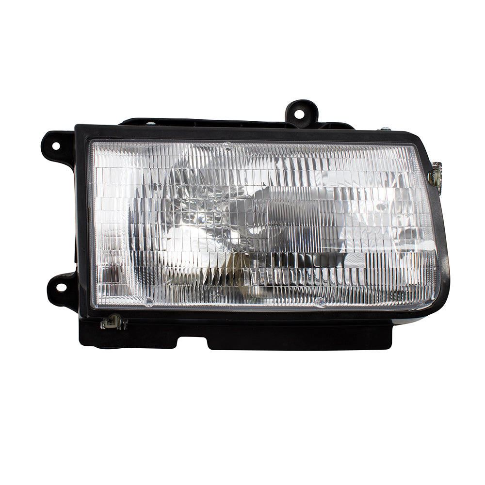 Brock Replacement Passengers Headlight Headlamp Compatible with 1998 1999 Rodeo Amigo Passport 8-97205-899-0