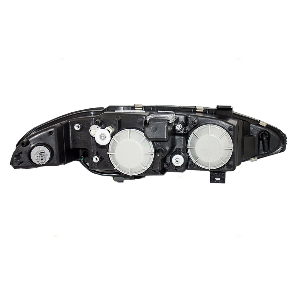 Brock Replacement Drivers Halogen Headlight Headlamp Compatible with 1997 1998 1999 Eclipse MR485143