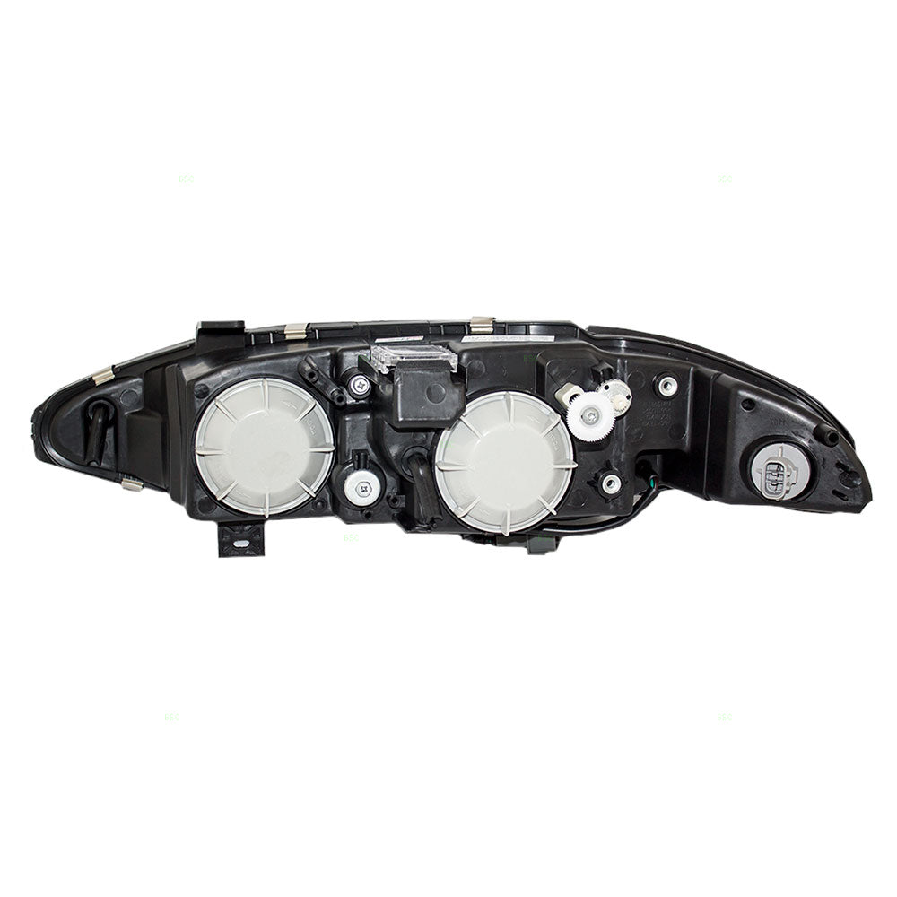 Brock Replacement Passengers Halogen Headlight Headlamp Compatible with 1997 1998 1999 Eclipse MR485144