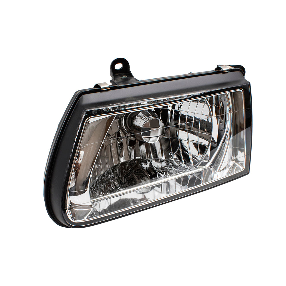 Brock Replacement Drivers Headlight Chrome Bezel Compatible with 2000 2001 2002 Rodeo Passport 8972084273