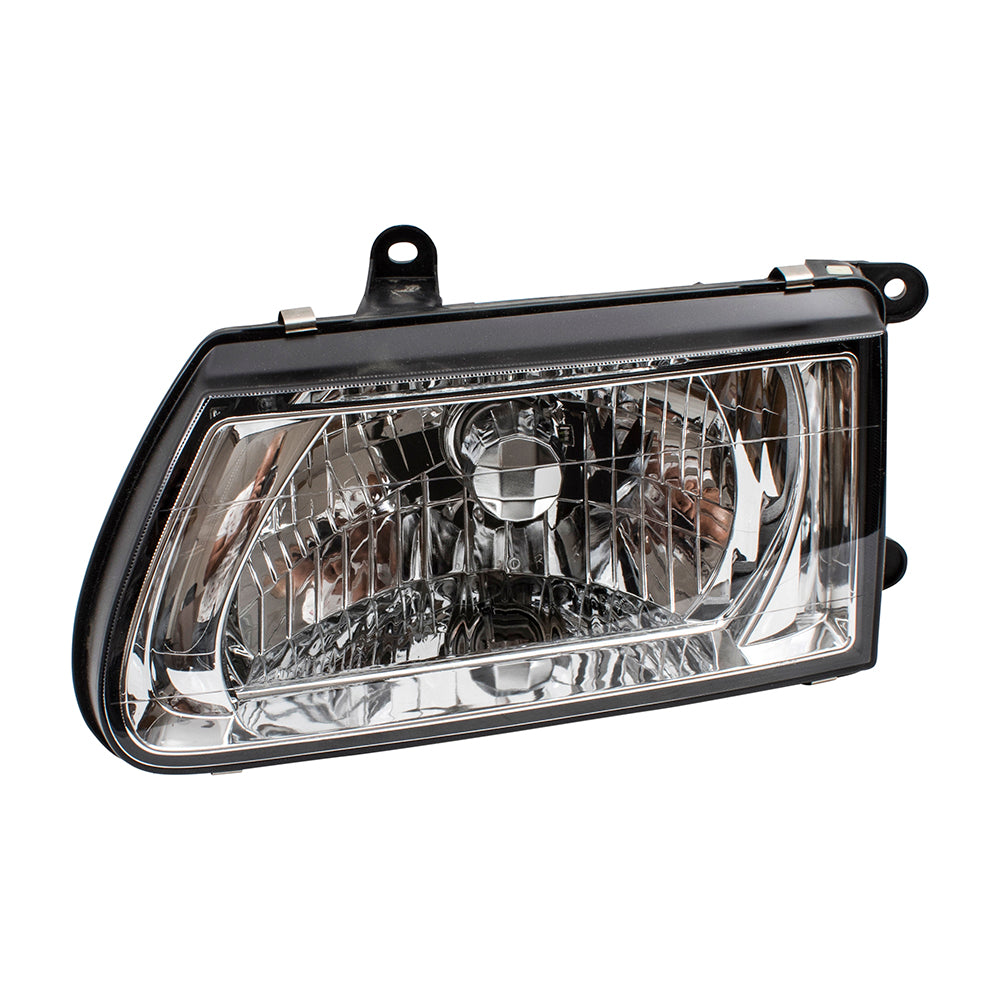 Brock Replacement Drivers Headlight Chrome Bezel Compatible with 2000 2001 2002 Rodeo Passport 8972084273