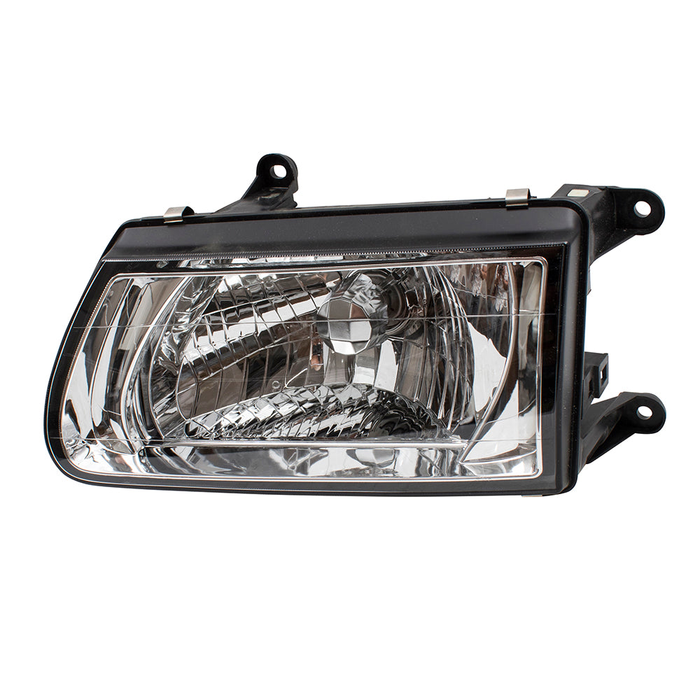 Brock Replacement Drivers Headlight Chrome Bezel Compatible with 2000 2001 2002 Rodeo Passport 8972084273