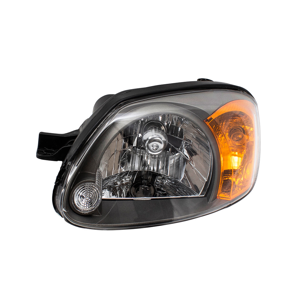 Brock Replacement Drivers Headlight Headlamp Compatible with 2003-2005 Accent 92101-25550