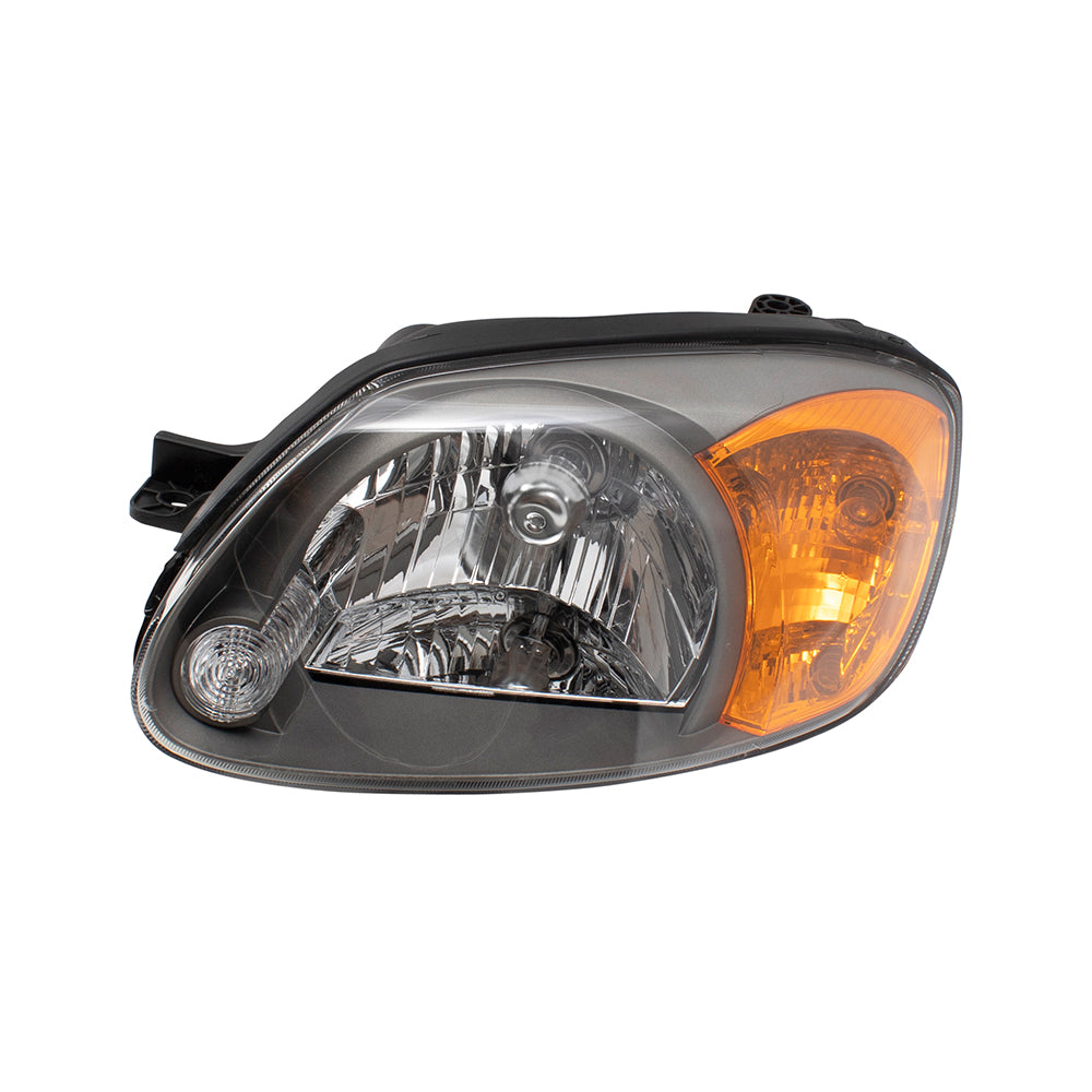 Brock Replacement Drivers Headlight Headlamp Compatible with 2003-2005 Accent 92101-25550