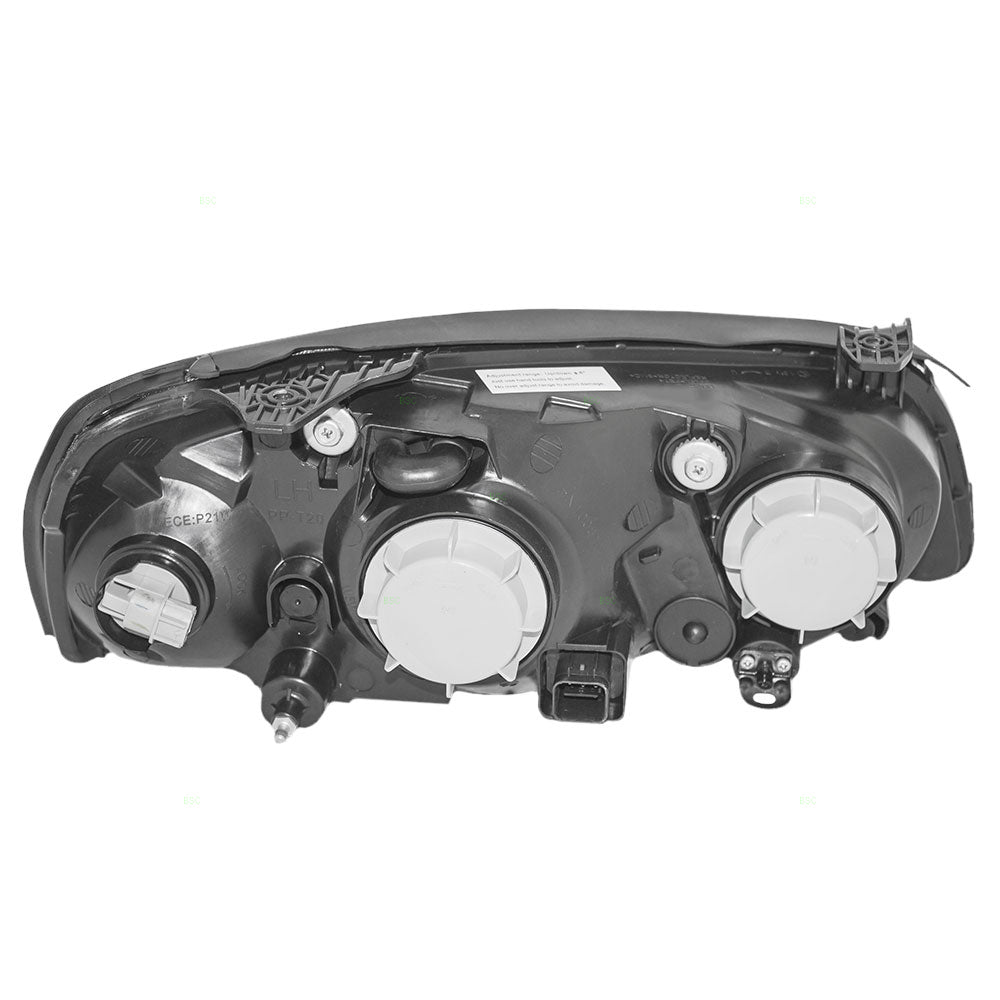 Brock Replacement Drivers Headlight Headlamp Compatible with 2004-2006 Elantra 92101-2D550