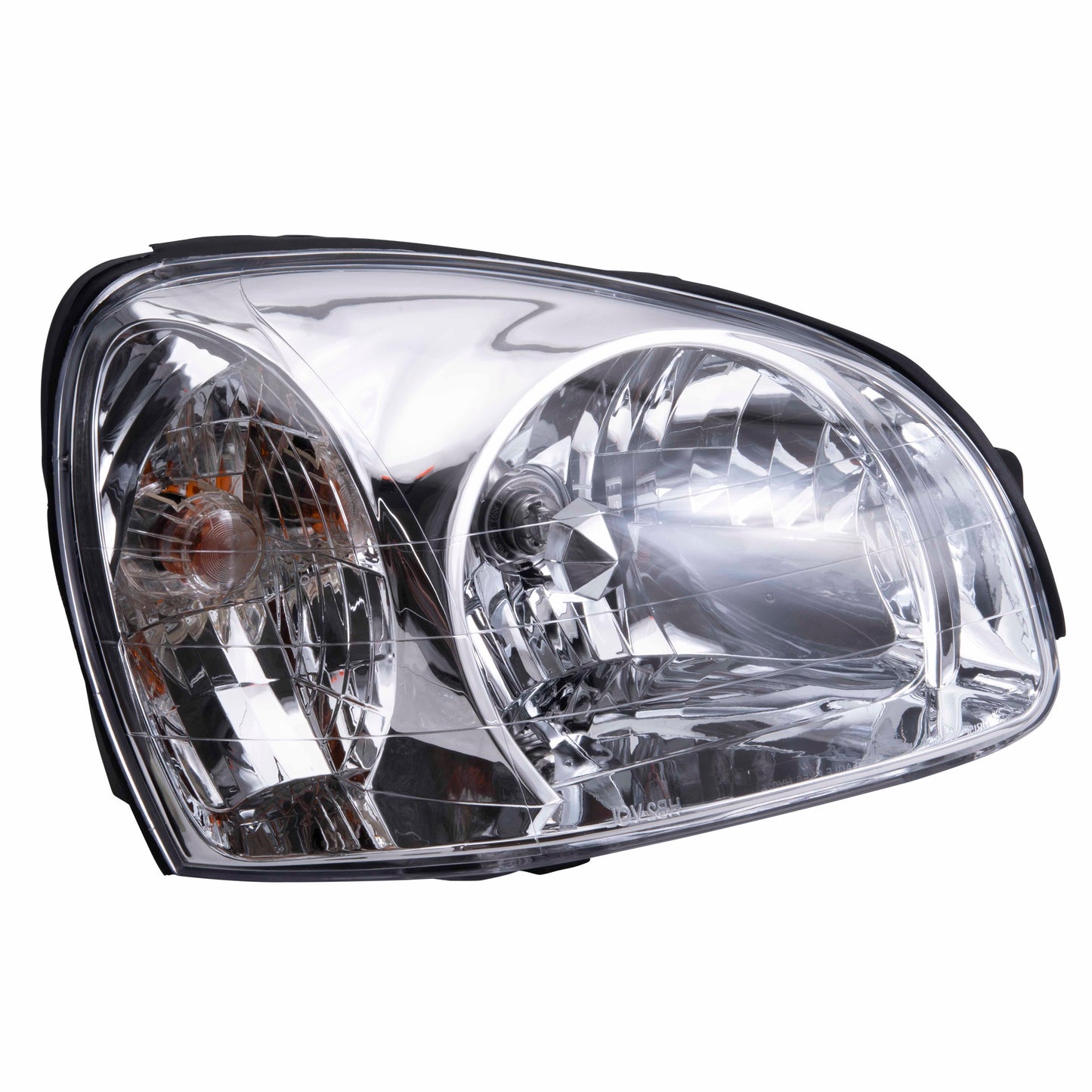 Brock Replacement Passengers Headlight Headlamp Compatible with 2003-2006 Santa Fe 92102-26251