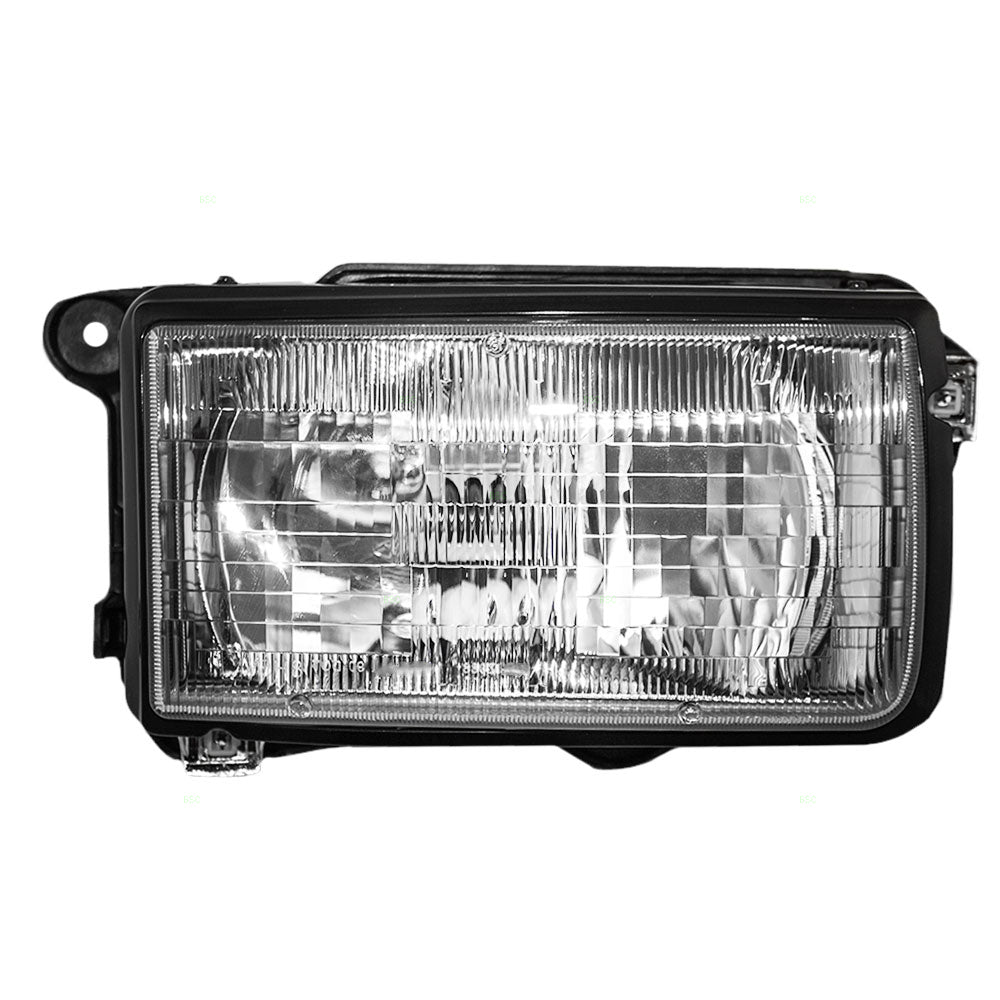 Brock Replacement Passengers Headlight Headlamp Compatible with 1991-1997 Rodeo 1994-1997 Passport SUV 8-94314-625-3