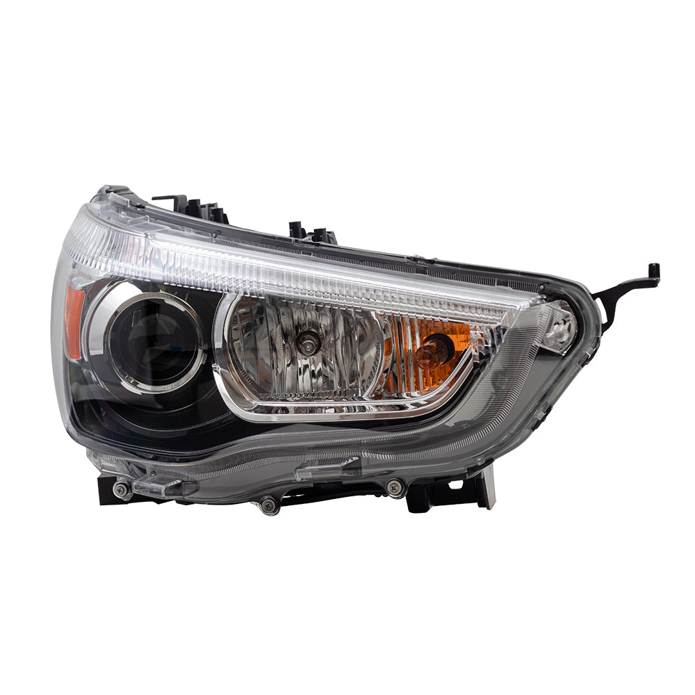 Brock Replacement Passenger Halogen Headlight Compatible with 2011-2019 Outlander Sport RVR