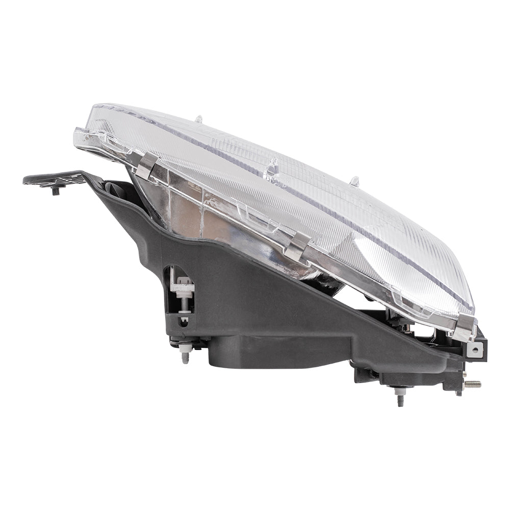 Brock Replacement for Driver and Passenger Headlights Headlamps Compatible with 97-02 Mirage MR296307 MR296308