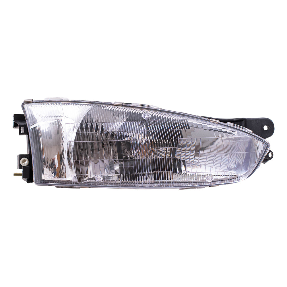 Brock Replacement for Passengers Headlight Headlamp Compatible with 97-02 Mirage MR296308