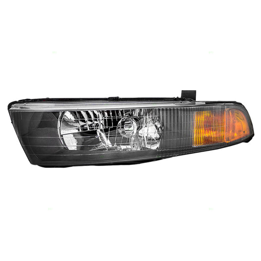 Brock Replacement for Drivers Headlight Headlamp Compatible with 02-03 Galant MR972843