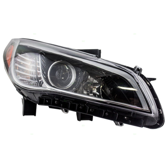 Brock Replacement Passengers Combination Headlamp Halogen Headlight Compatible with Sonata 92102-C2000