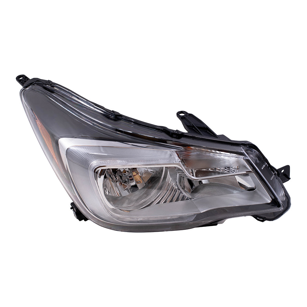 Brock Replacement Passenger Side Halogen Combination Headlight Assembly Compatible with 17-18 Forester