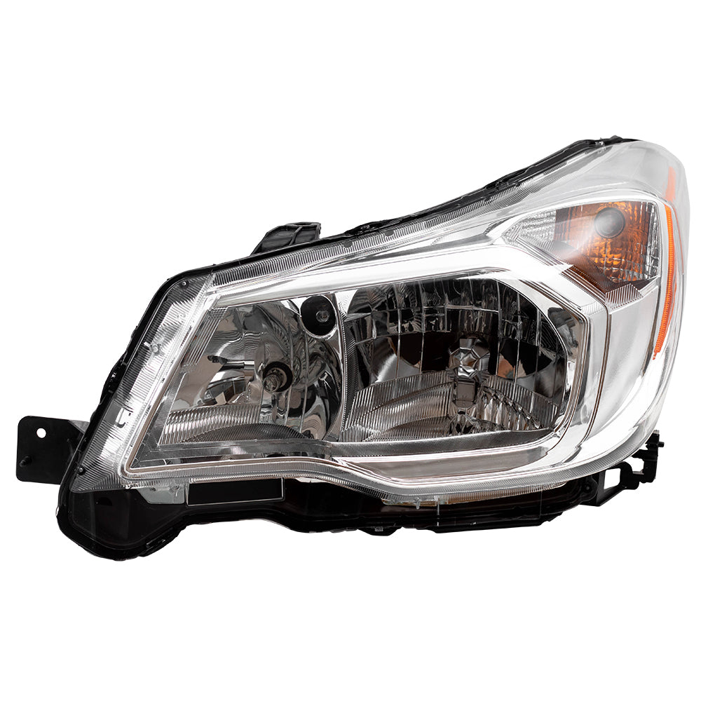 Brock Replacement Headlight Assembly Driver Halogen Headlamp Compatible with 2014-2016 Forester 2.5L 84001SG091