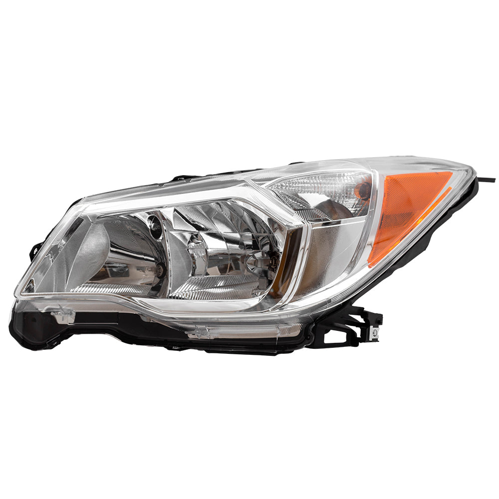 Brock Replacement Headlight Assembly Driver Halogen Headlamp Compatible with 2014-2016 Forester 2.5L 84001SG091