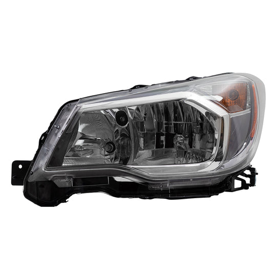 Brock Replacement Headlight Drivers Halogen Headlamp Assembly Compatible with 2014-2016 Forester 2.0L 84001SG111